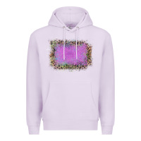 Lilac Old Leopard Purple Glitter Frame Premium Hoodie - Bettercallsaul