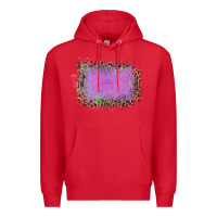 Red Old Leopard Purple Glitter Frame Premium Hoodie - Bettercallsaul