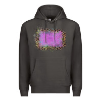 Smoke Old Leopard Purple Glitter Frame Premium Hoodie - Bettercallsaul