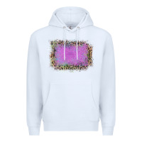 White Old Leopard Purple Glitter Frame Premium Hoodie - Bettercallsaul