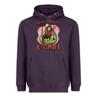 Plum true crimes & chill Heavyweight Hoodie - MaliasSmallBusiness