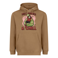 Toasted Coconut true crimes & chill Heavyweight Hoodie - MaliasSmallBusiness