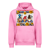 Fuchsia Pink hockey gnomes Urban Hoodie - AdoDesignShop