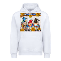White hockey gnomes Urban Hoodie - AdoDesignShop