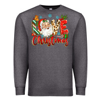 Charcoal Heather love christmas Premium Sweatshirt - Zillion Design Studio