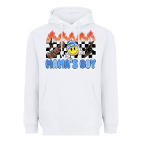 White mama's boy Heavyweight Hoodie - MaliasSmallBusiness