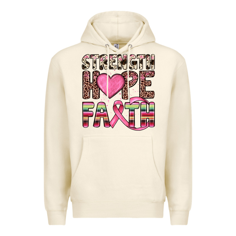 Strength Hope Faith Premium Hoodie by JahusDesignShop | Teevron