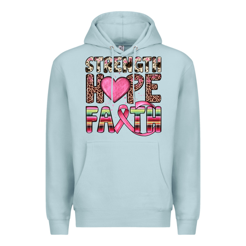 Strength Hope Faith Premium Hoodie by JahusDesignShop | Teevron