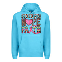 Ocean Blue strength hope faith Premium Hoodie - JahusDesignShop