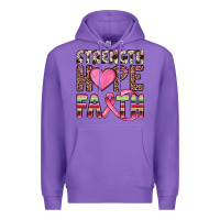 Purple strength hope faith Premium Hoodie - JahusDesignShop