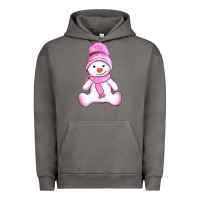 Pigment Tornado winter pink snowman and hat Urban Hoodie - AdoDesignShop