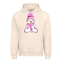 Sandshell winter pink snowman and hat Urban Hoodie - AdoDesignShop