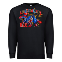 Black Amerisaurus rex Premium Sweatshirt - texasbilliewilder