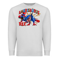 Dove Grey Amerisaurus rex Premium Sweatshirt - texasbilliewilder