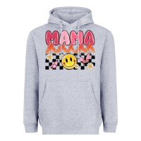 Heather Grey mama Heavyweight Hoodie - MaliasSmallBusiness