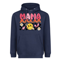 Navy mama Heavyweight Hoodie - MaliasSmallBusiness