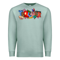 Seafoam American teacher Premium Sweatshirt - texasbilliewilder