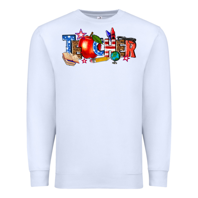 American Teacher Premium Sweatshirt by texasbilliewilder | Teevron
