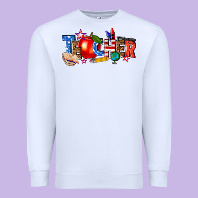 Premium Sweatshirt American teacher
