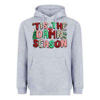 Heather Grey 'tis the damn season Heavyweight Hoodie - MaliasSmallBusiness