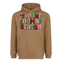 Toasted Coconut 'tis the damn season Heavyweight Hoodie - MaliasSmallBusiness