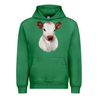 Emerald White Cute Calf Urban Hoodie - JahusDesignShop