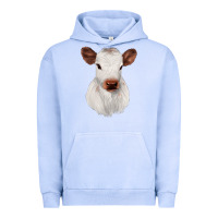 Pigment Grape Ice White Cute Calf Urban Hoodie - JahusDesignShop