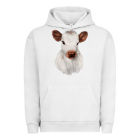 Pigment Lunar Rock White Cute Calf Urban Hoodie - JahusDesignShop