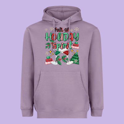 Heavyweight Hoodie full of holiday