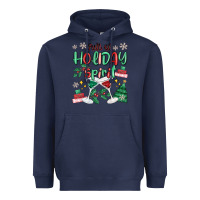 Navy full of holiday Heavyweight Hoodie - MaliasSmallBusiness