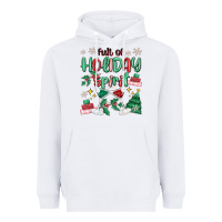 White full of holiday Heavyweight Hoodie - MaliasSmallBusiness