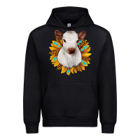 Black sunflower heifer Urban Hoodie - JahusDesignShop