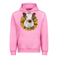 Fuchsia Pink sunflower heifer Urban Hoodie - JahusDesignShop