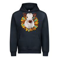 Navy sunflower heifer Urban Hoodie - JahusDesignShop