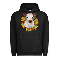 Pigment Black sunflower heifer Urban Hoodie - JahusDesignShop