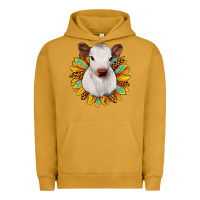 Sunflower Heifer Urban Hoodie | Teevron