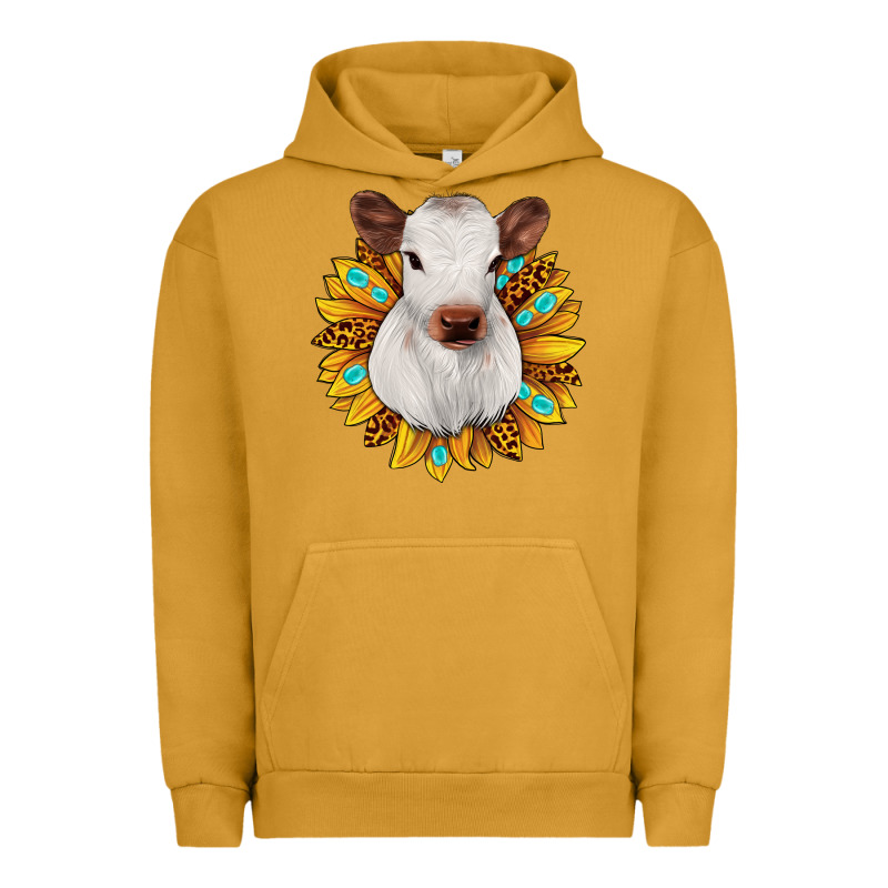 Sunflower Heifer Urban Hoodie by JahusDesignShop | Teevron