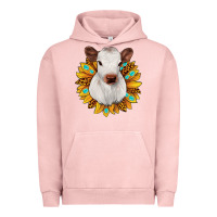 Pigment Salmon sunflower heifer Urban Hoodie - JahusDesignShop