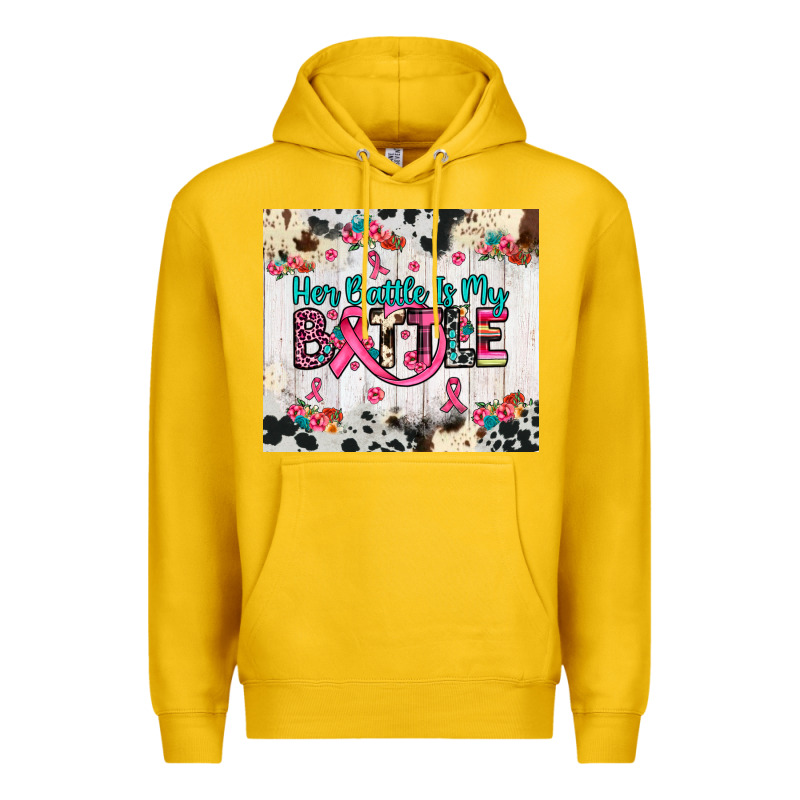 Her Battle Is My Battle Premium Hoodie by JahusDesignShop | Teevron