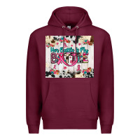 Burgundy her battle is my battle Premium Hoodie - JahusDesignShop