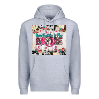 Heather Grey her battle is my battle Premium Hoodie - JahusDesignShop