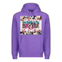 Purple her battle is my battle Premium Hoodie - JahusDesignShop