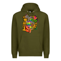 Army Green mississippi map mardi gras Premium Hoodie - AdoDesignShop