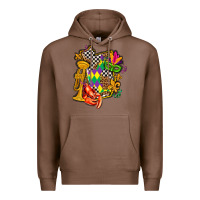 Chestnut mississippi map mardi gras Premium Hoodie - AdoDesignShop
