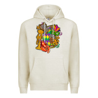 Mississippi Map Mardi Gras Premium Hoodie | Teevron