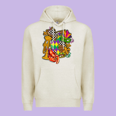 Mississippi Map Mardi Gras Premium Hoodie Designed By Adodesignshop