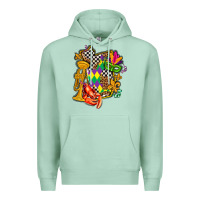 Seafoam mississippi map mardi gras Premium Hoodie - AdoDesignShop