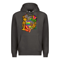 Smoke mississippi map mardi gras Premium Hoodie - AdoDesignShop