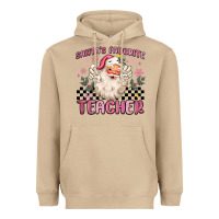 Mushroom santa's favorite teacher Heavyweight Hoodie - MaliasSmallBusiness