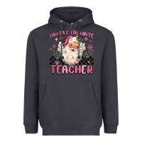 Smoke santa's favorite teacher Heavyweight Hoodie - MaliasSmallBusiness